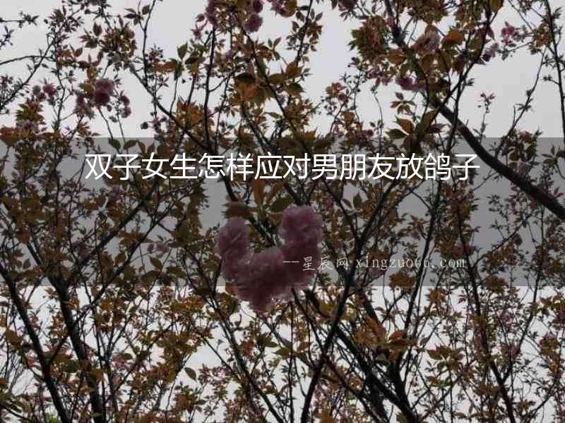 雙子女生怎樣應對男朋友放鴿子