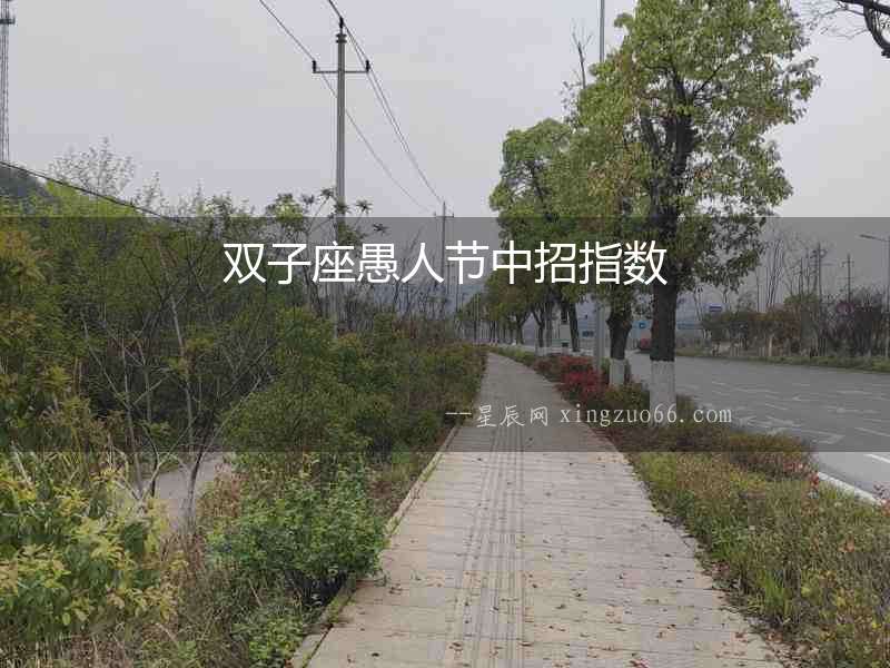 雙子座愚人節(jié)中招指數(shù)
