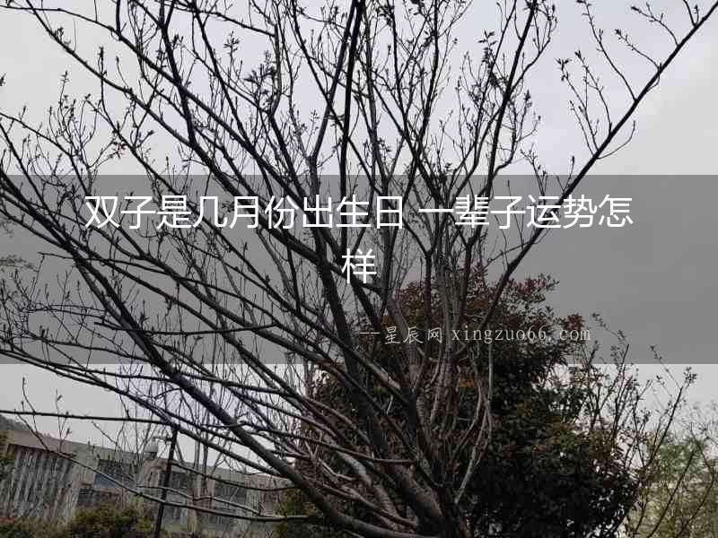 雙子是幾月份出生日 一輩子運(yùn)勢(shì)怎樣