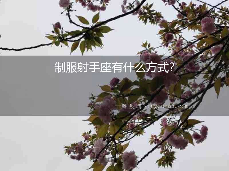 制服射手座有什么方式？