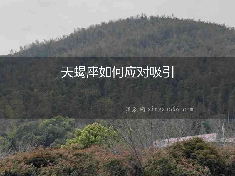 天蝎座如何應(yīng)對(duì)吸引