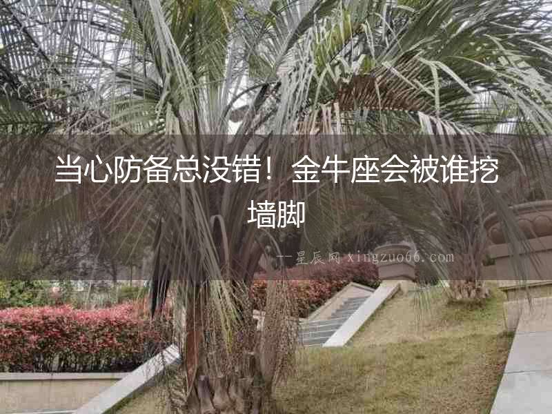 當(dāng)心防備總沒錯(cuò)！金牛座會(huì)被誰挖墻腳