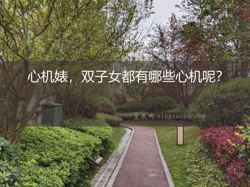 心機(jī)婊，雙子女都有哪些心機(jī)呢？