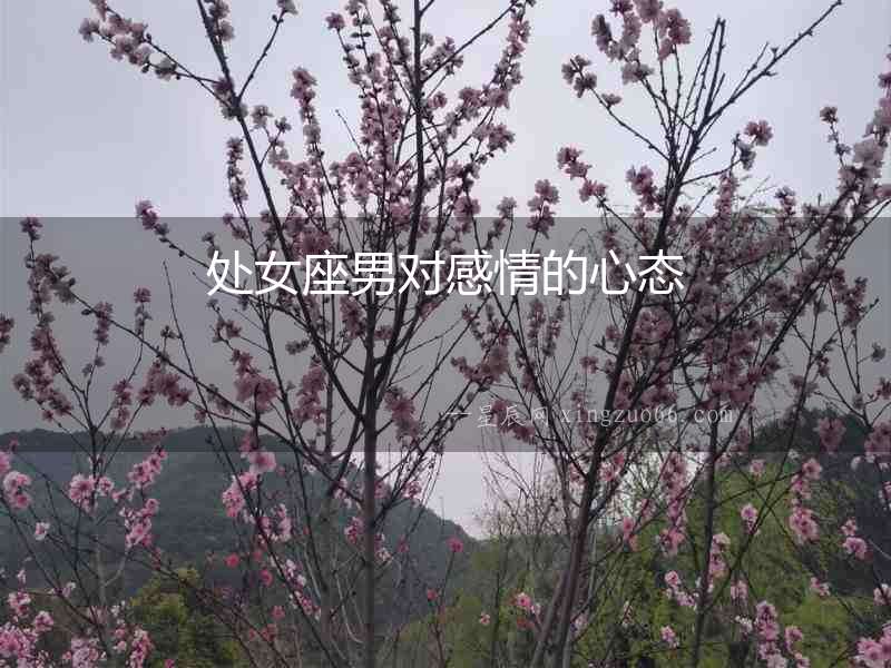處女座男對(duì)感情的心態(tài)