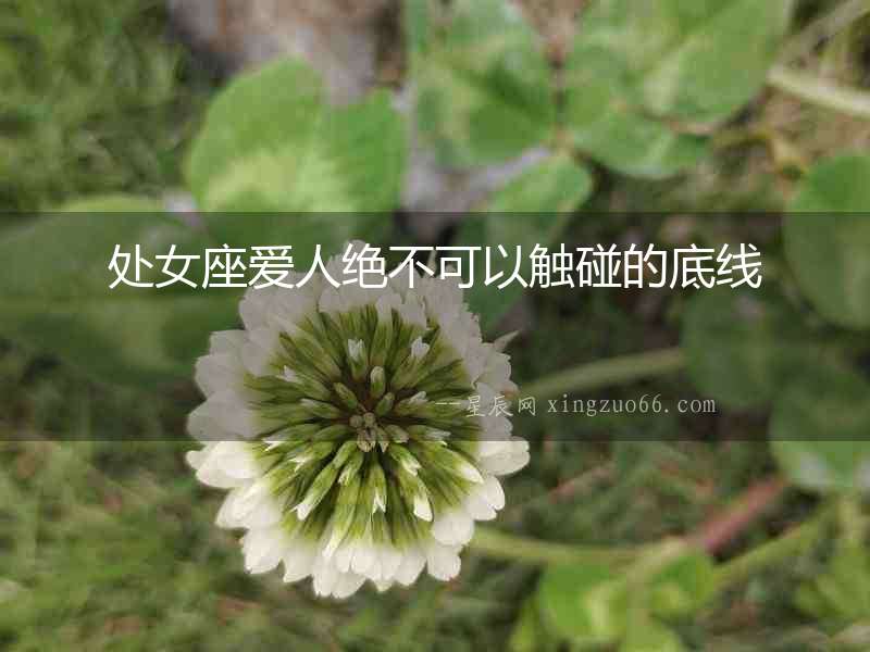 處女座愛人絕不可以觸碰的底線