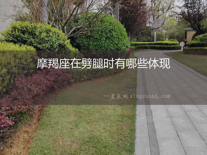 摩羯座在劈腿時有哪些體現
