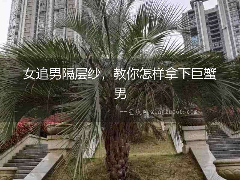 女追男隔層紗，教你怎樣拿下巨蟹男