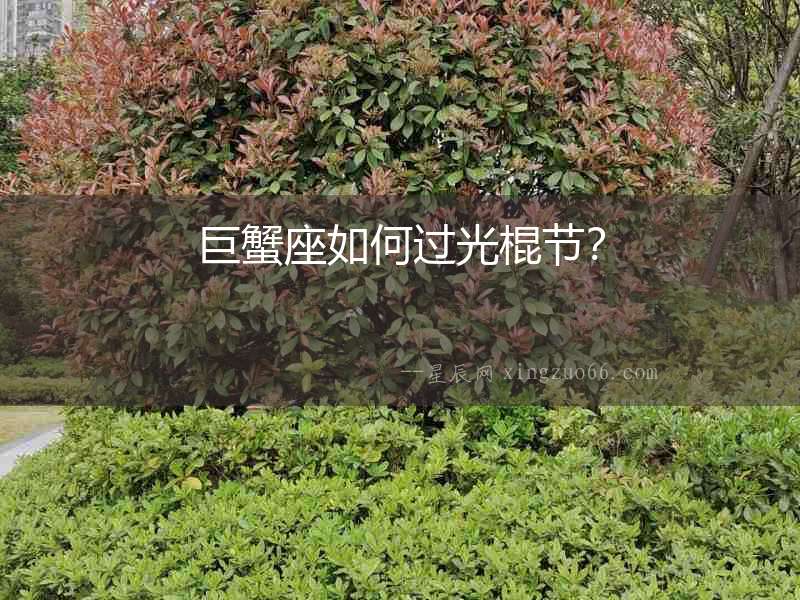 巨蟹座如何過光棍節？