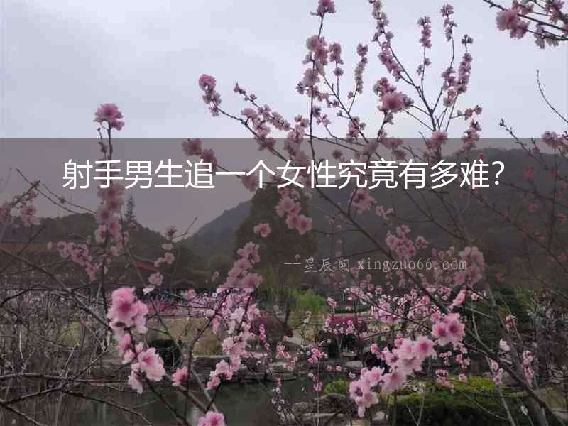 射手男生追一個女性究竟有多難？