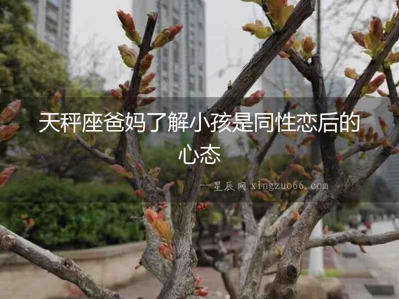 天秤座爸媽了解小孩是同性戀后的心態(tài)