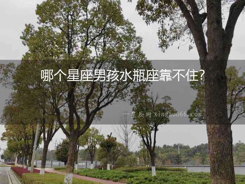 哪個星座男孩水瓶座靠不住？