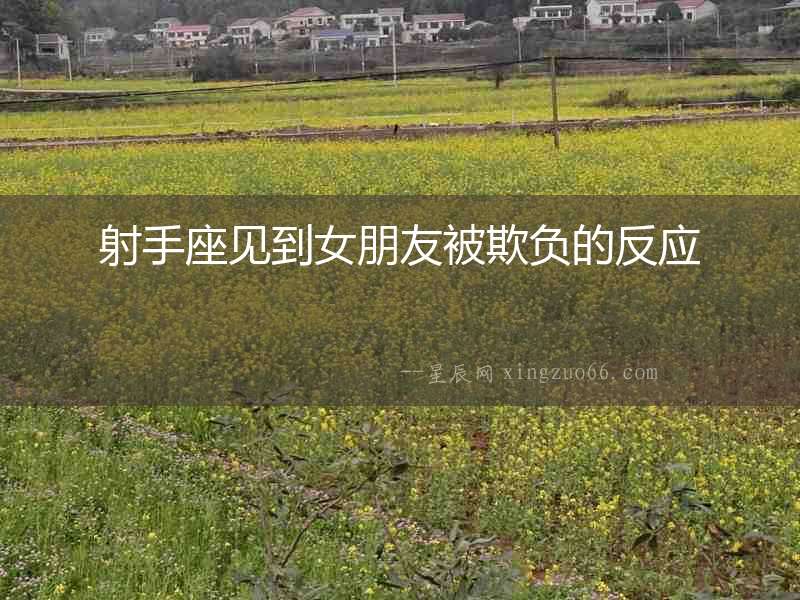 射手座見到女朋友被欺負(fù)的反應(yīng)