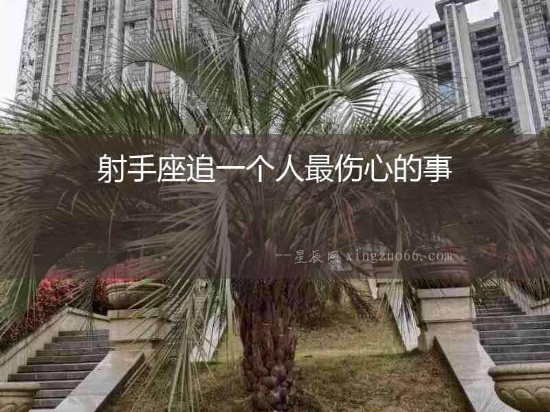 射手座追一個(gè)人最傷心的事