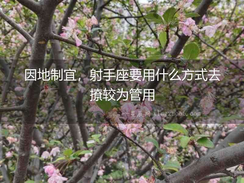 因地制宜，射手座要用什么方式去撩較為管用