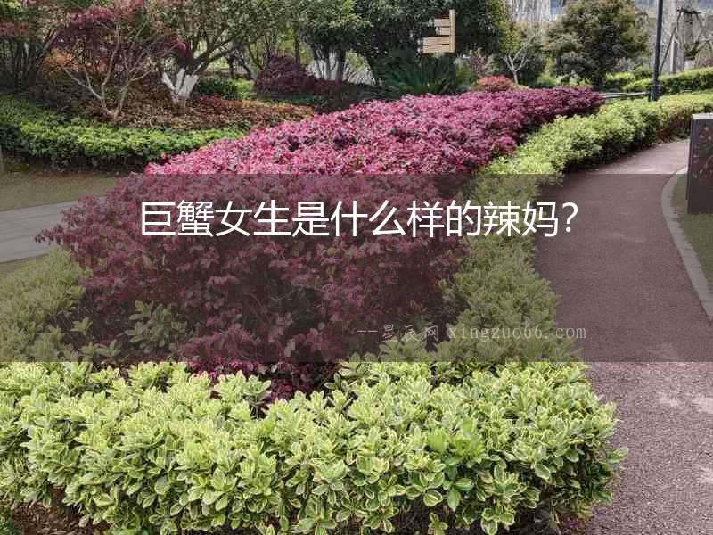 巨蟹女生是什么樣的辣媽？