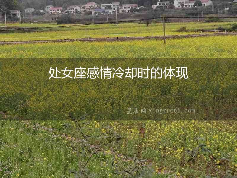 處女座感情冷卻時(shí)的體現(xiàn)