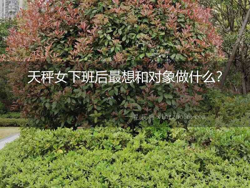天秤女下班后最想和對(duì)象做什么？