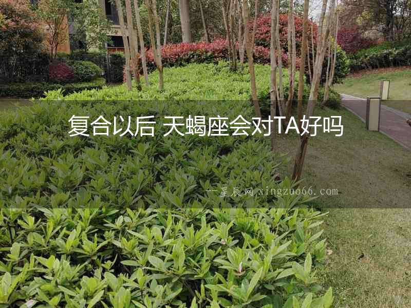復合以后 天蝎座會對TA好嗎
