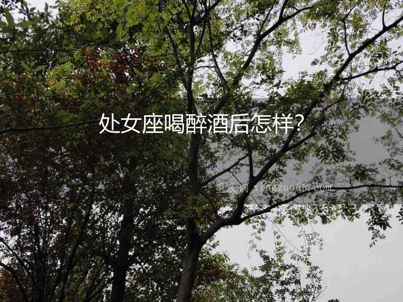 處女座喝醉酒后怎樣？