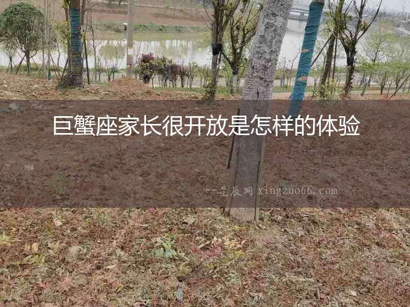 巨蟹座家長很開放是怎樣的體驗