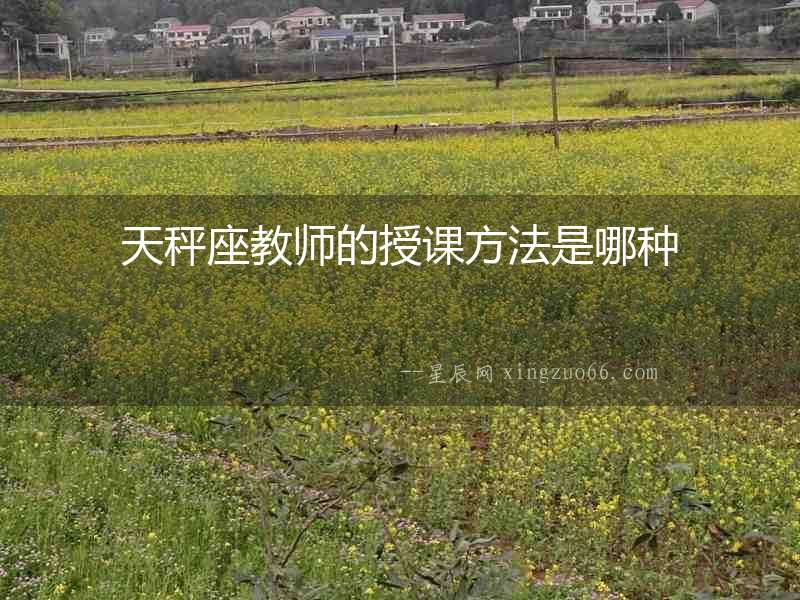 天秤座教師的授課方法是哪種