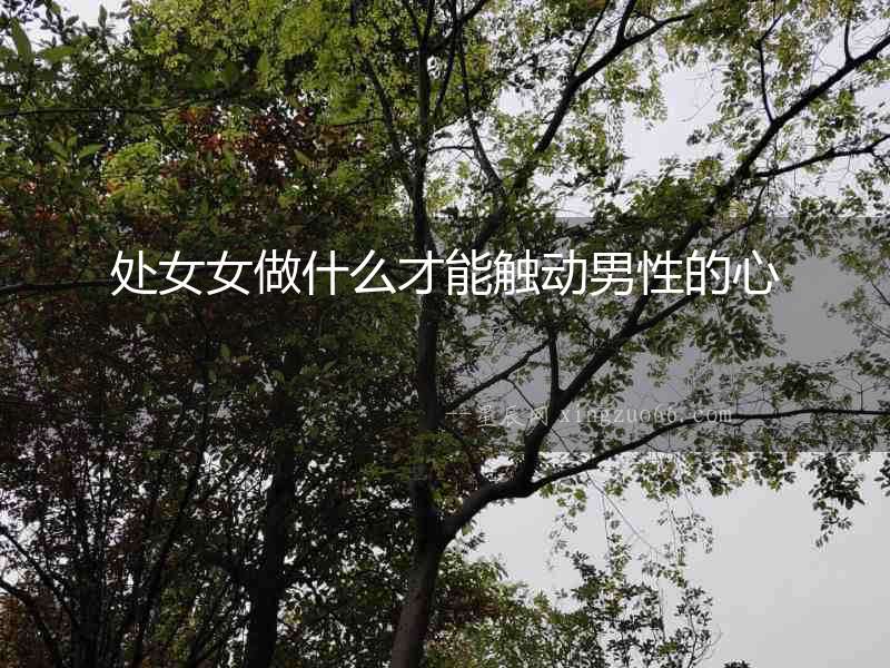 處女女做什么才能觸動男性的心