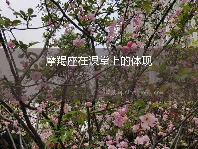 摩羯座在課堂上的體現(xiàn)