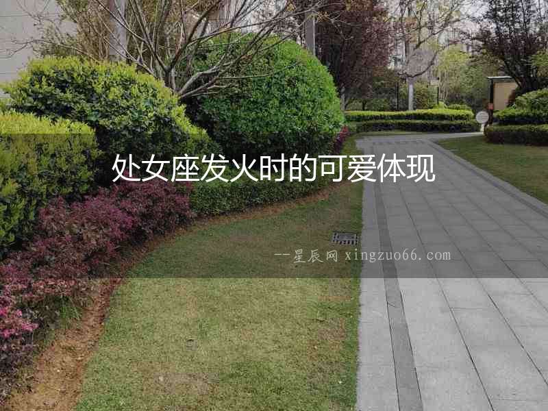處女座發火時的可愛體現