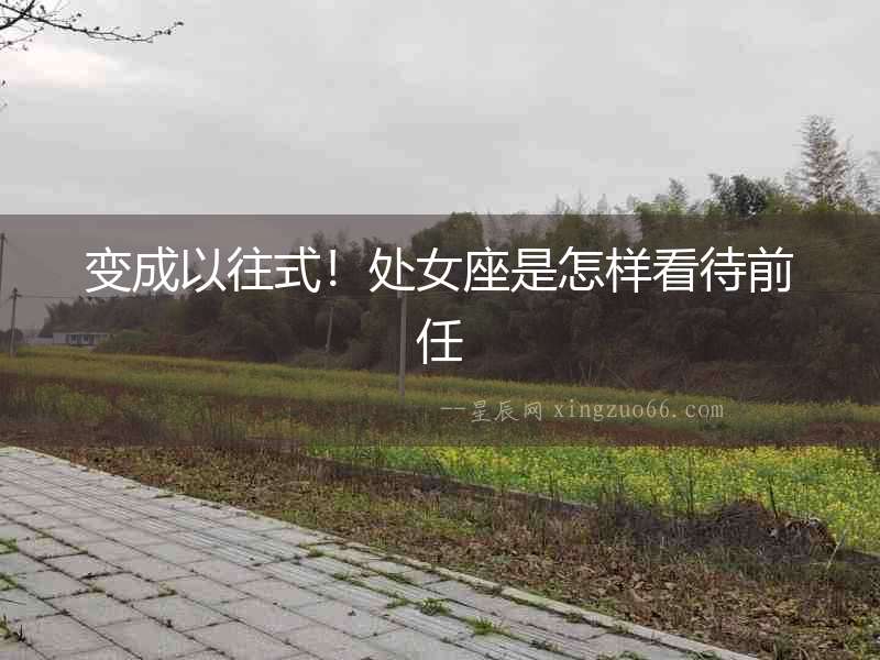 變成以往式！處女座是怎樣看待前任