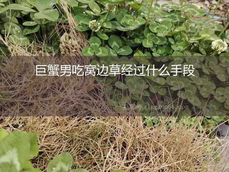 巨蟹男吃窩邊草經過什么手段