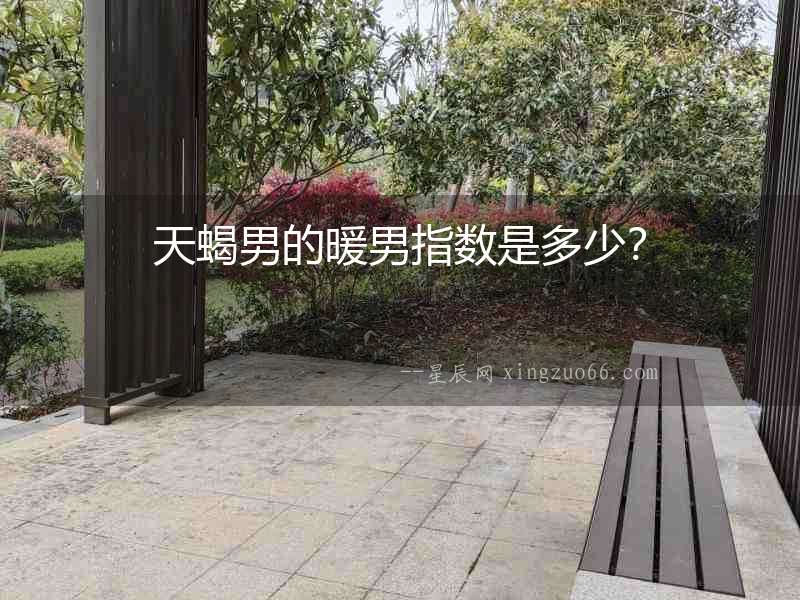天蝎男的暖男指數是多少？