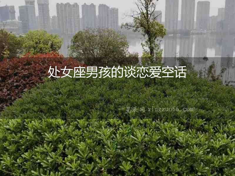 處女座男孩的談戀愛空話