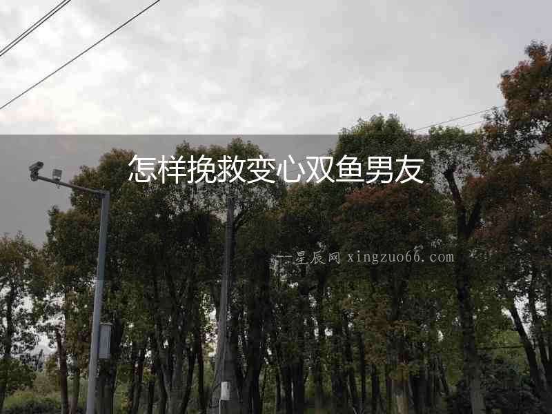 怎樣挽救變心雙魚男友
