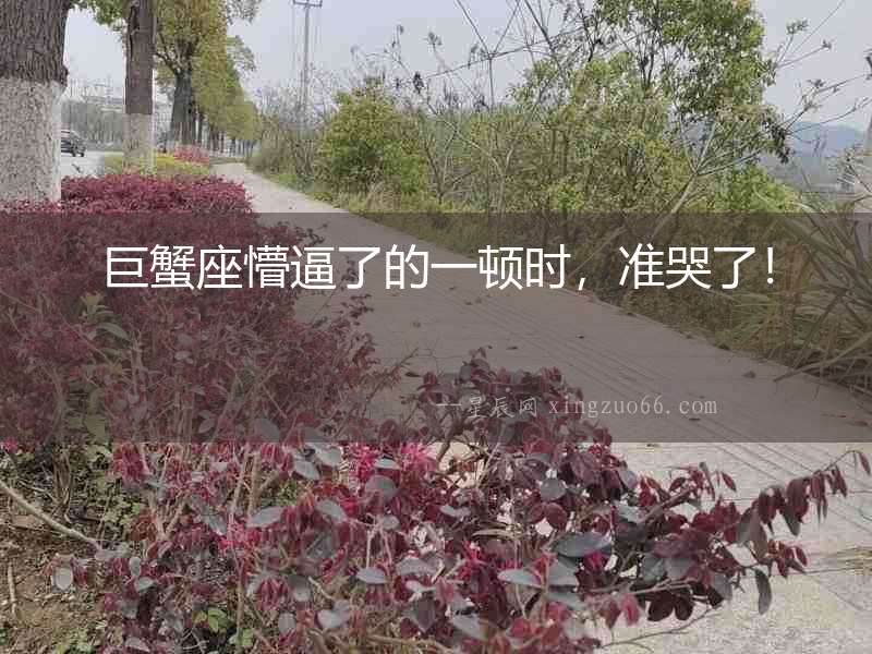 巨蟹座懵逼了的一頓時，準哭了！