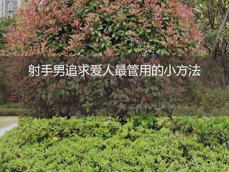 射手男追求愛人最管用的小方法