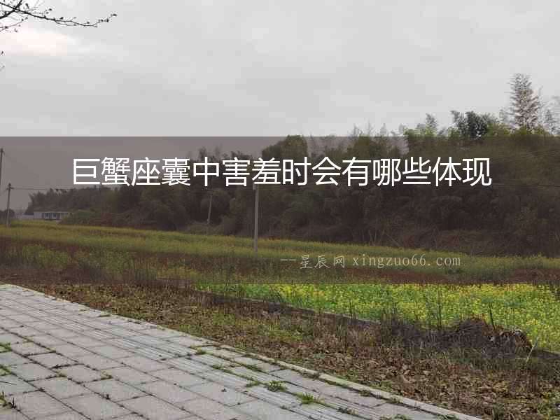 巨蟹座囊中害羞時(shí)會(huì)有哪些體現(xiàn)