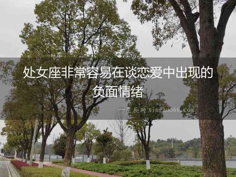 處女座非常容易在談戀愛中出現(xiàn)的負(fù)面情緒