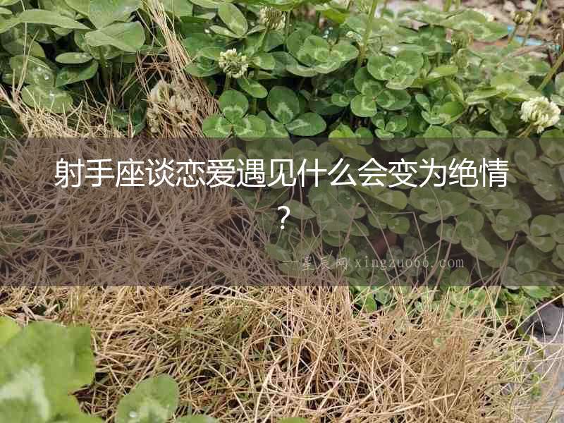 射手座談戀愛遇見什么會變?yōu)榻^情？