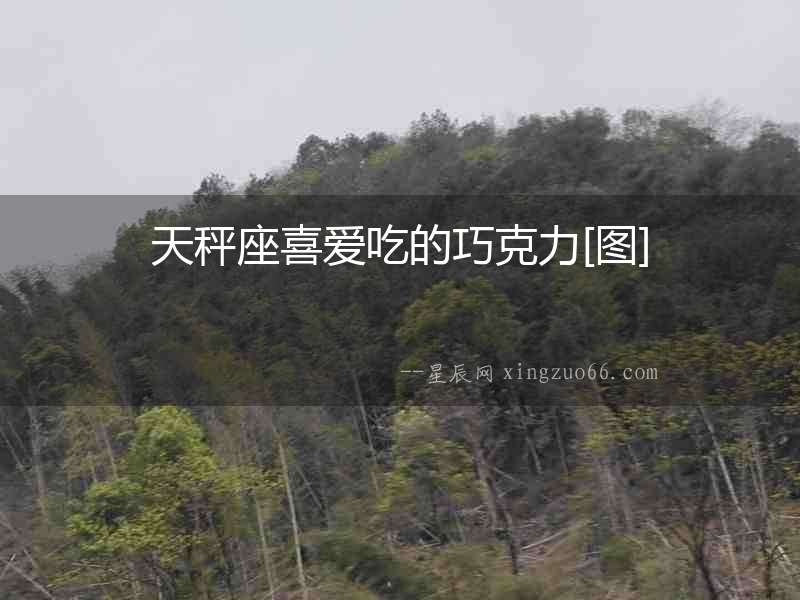 天秤座喜愛吃的巧克力[圖]