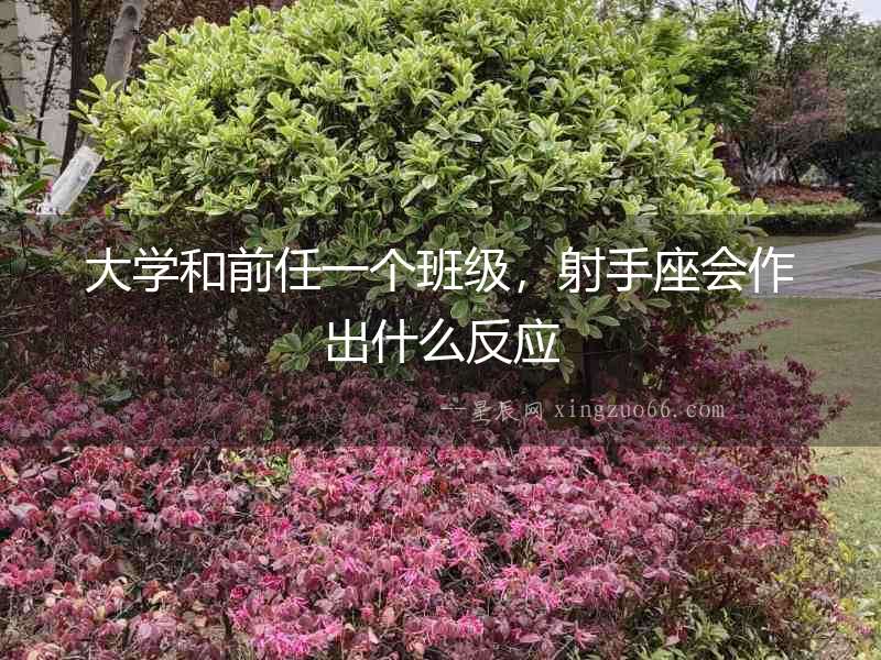 大學和前任一個班級，射手座會作出什么反應