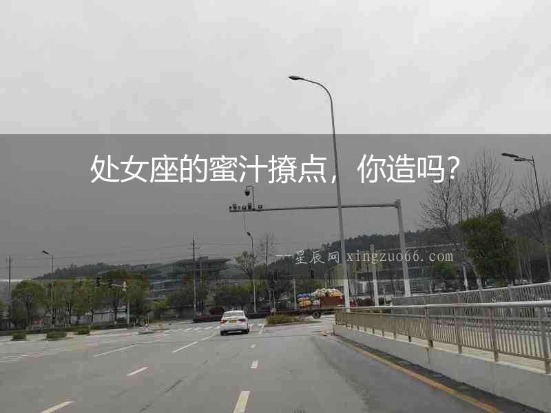 處女座的蜜汁撩點，你造嗎？