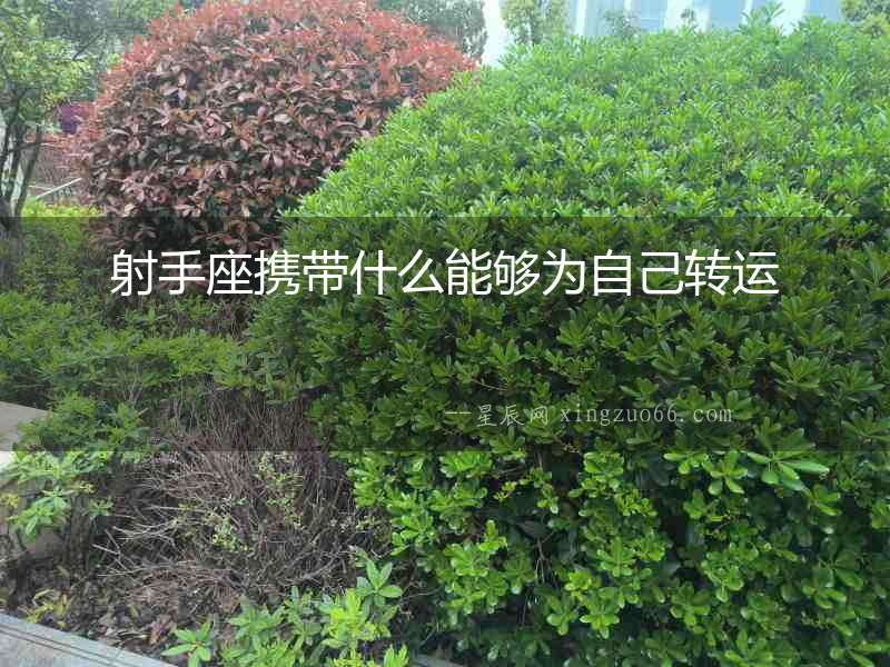 射手座攜帶什么能夠為自己轉運