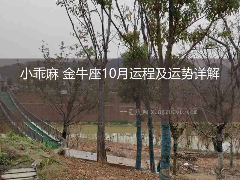 小乖麻 金牛座10月運(yùn)程及運(yùn)勢(shì)詳解