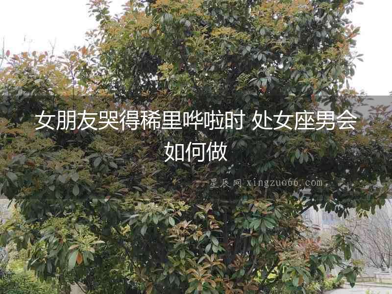 女朋友哭得稀里嘩啦時 處女座男會如何做