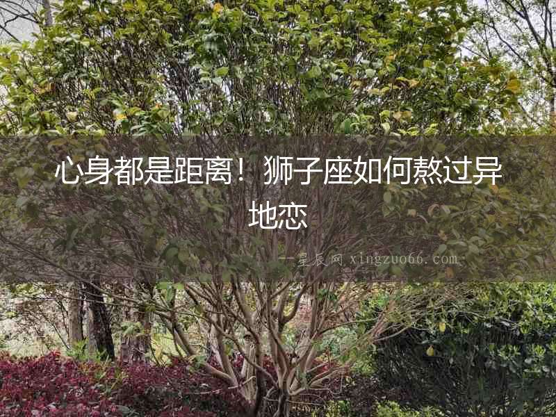 心身都是距離！獅子座如何熬過(guò)異地戀
