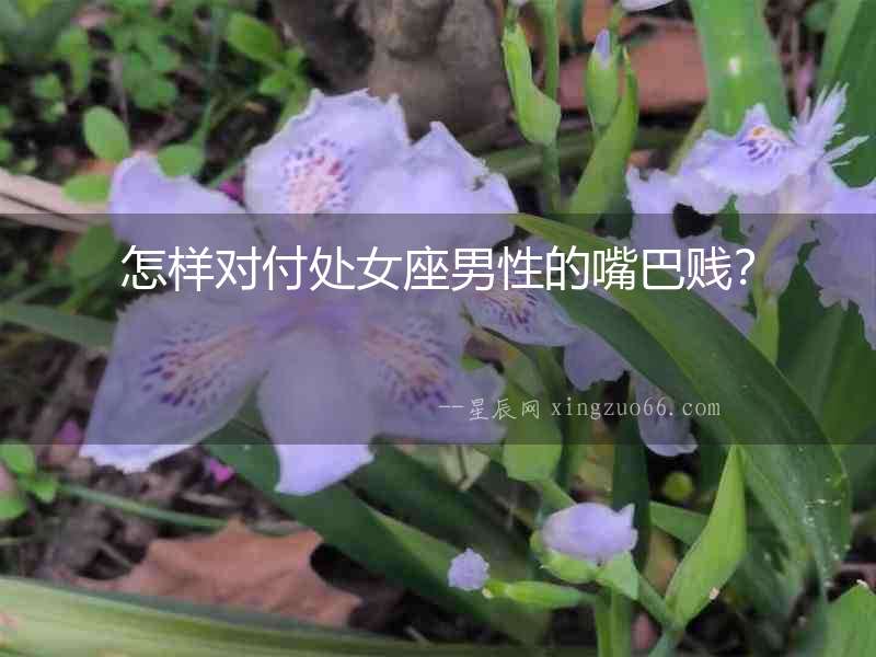 怎樣對付處女座男性的嘴巴賤？