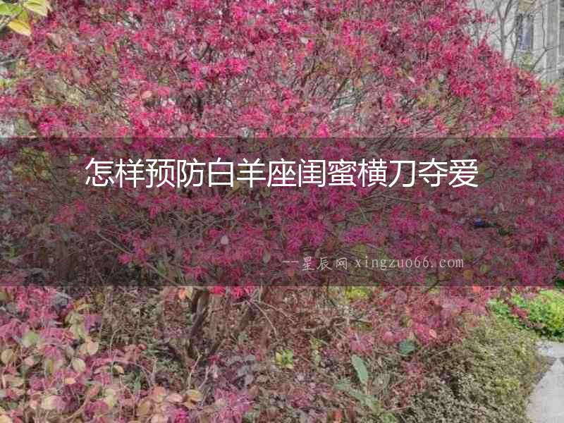 怎樣預(yù)防白羊座閨蜜橫刀奪愛