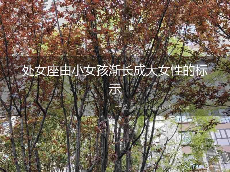 處女座由小女孩漸長成大女性的標(biāo)示