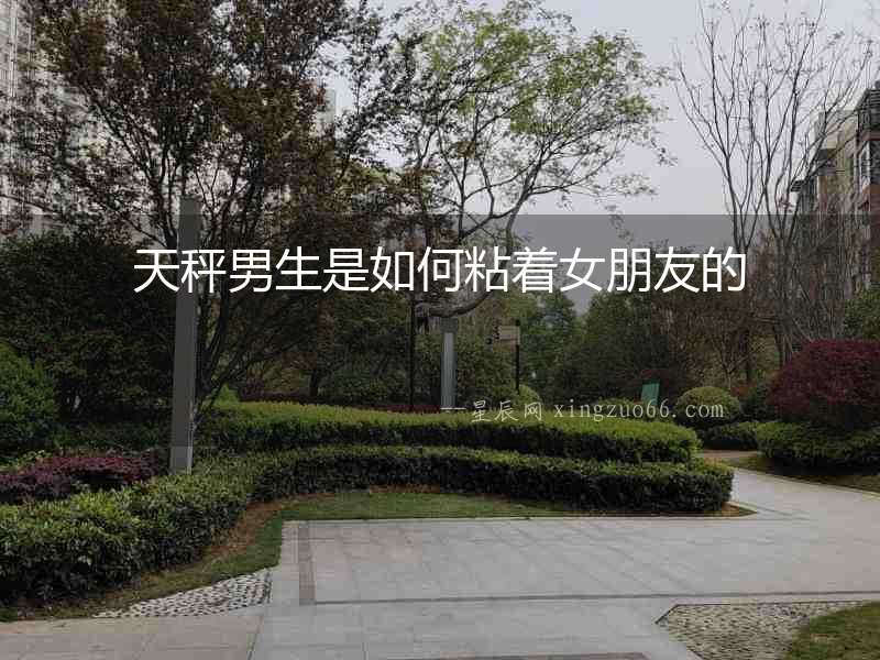 天秤男生是如何粘著女朋友的