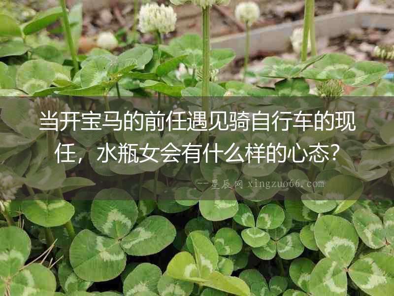 當開寶馬的前任遇見騎自行車的現任，水瓶女會有什么樣的心態？